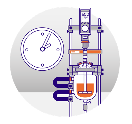 Space-saving and easy to replace vessels